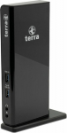 TERRA MOBILE Dockingstation 732 USB-A/C Dual Display with.5V/4A Netzteil, USB-A/C Cable to Notebooks (1480379)