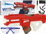 LeanToys Large Water Gun Red 750ml Okulary