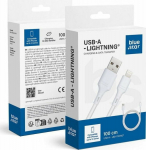 Kabel USB Bluestar USB-A - Lightning 1 m White