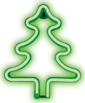 Forever Light FLNE16 CHRISTMAS TREE Neon LED Sighboard