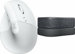 Log Logitech Lift Off-White Mouse (910-006475) + Ergo K860 (920-010108)