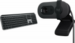 Keyboard Logitech MX Keys S for Mac (920-011637) + Brio 100 (960-001585)