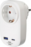 Brennenstuhl adapter Power plugs Type F white