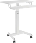 Maclean Height adjustable mobile workstation Ergo Office ER-444W
