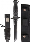 Mil-Tec German Combat Knife Black 2000 steel 440