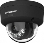 Hikvision 4 MP Smart Hybrid Light with ColorVu Fixed Dome - BLACK