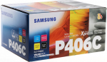 Samsung CLT-P406C Value Pack - 4er-Pack - Schwarz