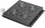 DIGITUS Roof fan unit Unique/Dynamic 4 Fan black
