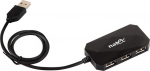 Natec Genesis Hub USB 4-ports LOCUST USB 2.0 Czarny