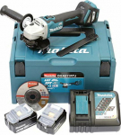 Makita DGA511RTJ Cordless Angle Grinder