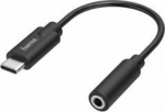 Adapter USB Hama USB-C - Jack 3.5mm Czarny (002003180000)