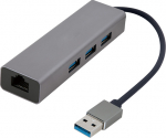 GEMBIRD A-AMU3-LAN-01 USB AM Gigabit network adapter with 3-port USB 3.0 hub