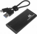 Maclean Pocket Disk Case Maclean, SSD M.2, NVMe (PCIe), NGFF (SATA), USB 3.1, sizes 2230/2240/2260/2280, aluminum housing, MCE443