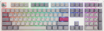 Ducky One 3 Mist Grey Gaming Keyboard, RGB LED - MX-Red (US)