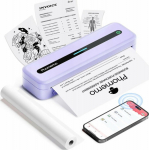 Phomemo Label Printer Portable Thermal Sticker Printer 300dpi A4 216/110/80/53 Phomemo / M832 / Fioletowy