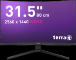 TERRA LCD/LED 3285W HA black CURVED USB-C/HDMI/DP