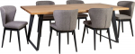 Dining set LISBON table and 6 chairs