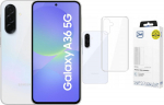 Smartfon Samsung Galaxy A36 5G 6/128GB White (SM-A366BZABEUE) + Case Clear Case