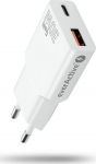 everActive Charger SUPER SLIM QC 3.0 30W 1XUSB 1XUSB-C White SC-380Q