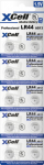 XCell Battery button cell LR44 145mAh Alkaline 10St