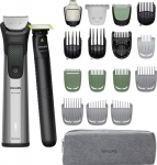 Philips All-in-One Hair Trimmer | MG9557 | Cordless | Wet & Dry | Number of length steps 27 | Black/Silver