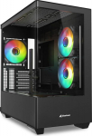 Sharkoon Elite Shark CM100 Tower M-ATX No power supply Sort