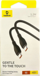 Kabel USB Baseus USB-C - USB-C 1.2 m Czarny (6932172650223)