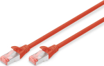 DIGITUS patch cable Cat6 S/FTP 2xRJ45 2.0m rot Lever protection polybag
