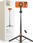 Tech-Protect statiiv-k&auml;sistatiiv Selfie Stick Tripod L10S, oranž/must