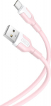 Kabel USB XO XO kabel NB212 USB - USB-C 1.0 m 2.1A pink