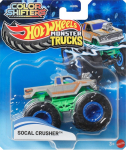 Mattel Hot Wheels: Monster Trucks Vehicle - Color Shiftera - Socal Crusher (JHY96)