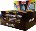 Maxell Alkaline LR6 AA 4-pack Display (30 blister packs/120 batteries)