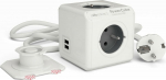 allocacoc Listwa zasilająca PowerCube Extended USB 3m 2404/FREUPC Gray