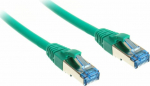 InLine Patch network cable Cat.6A, S/FTP (PiMf), 500MHz, zielony, 1m (76811G)