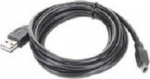CABLE USB2 AM-MINI 1.8M BLACK/CCP-USB2-AM5P-6 GEMBIRD