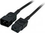 EFB Elektronik EFB Kaltger&auml;teverl. C20 180&deg;-C19 180&deg;,sw,1.8m,3x1.50mm