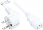 Alcasa Good Connections Protective contact plug.- C13 wei&szlig; 2.5m