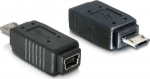 Delock Adapter USB micro-B male to mini USB 5pin