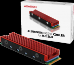 AXAGON CLR-M2 passive - M.2 SSD, 80mm SSD, ALU body, silicone thermal pads