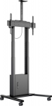 Multibrackets M Motorized Floorstand - Stable - motorized - for LCD-TV - svart - screen size: 42"-100" - floor standing - med cabinets and camera shelf