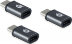 CONCEPTRONIC Adapter USB-C->Micro-B2.0 3Stk 480Mbs OTG gr