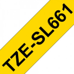Brother TZESL661 Tape SvartText,VitBotten,36mm