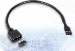 Inter-Tech Adapter 1x 3pin 5V RGB -> 1x VDG-Anschluss, 20cm retail