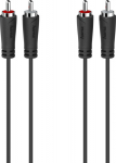 Hama 00205093, 2 x RCA, Male, 2 x RCA, Male, 5 m, Schwarz