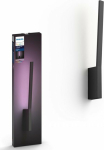 Philips Liane HUE -smart wall lamp, BT, White and color ambiance, black, 55.8 cm