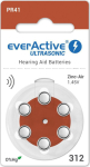 Hearing aid battery everActive ULTRASONIC 312 / PR41 (blister 6 szt.)