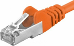 PremiumCord PREMIUMCORD Patch kabel CAT6a S-FTP, RJ45-RJ45, AWG 26/7 10m orange
