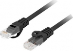 Lanberg | Patch cable - CAT 6 | RJ-45 - male | RJ-45 - male | 5 m | Black