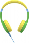 Hama Kids Guard headphones with volume limiter. Zielone