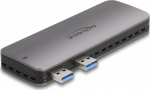 Delock Speichergeh&auml;use - M.2 - NVMe PCIe - PCIe, SATA, USB 3.2 (Gen 2)